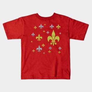 Fleur-de-lis Symbol Kids T-Shirt